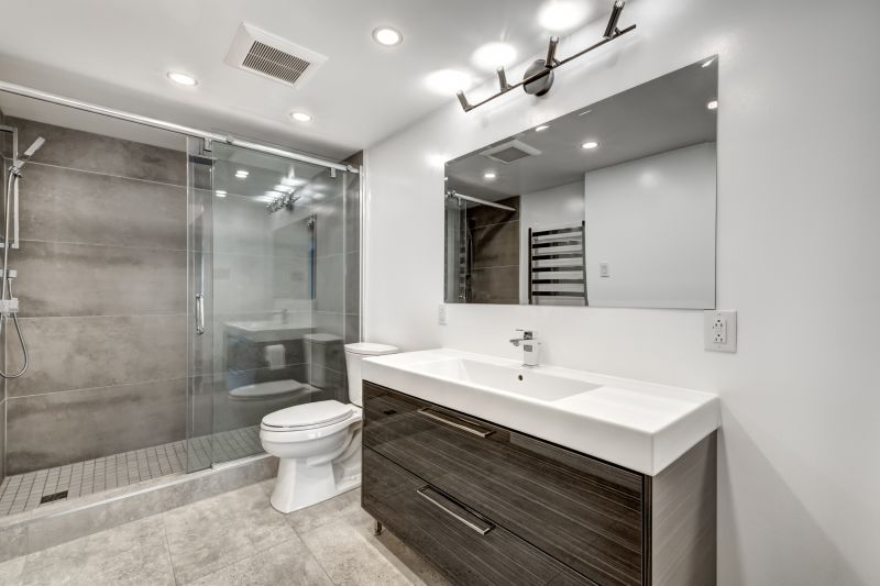 Modern Vanity with Lighting